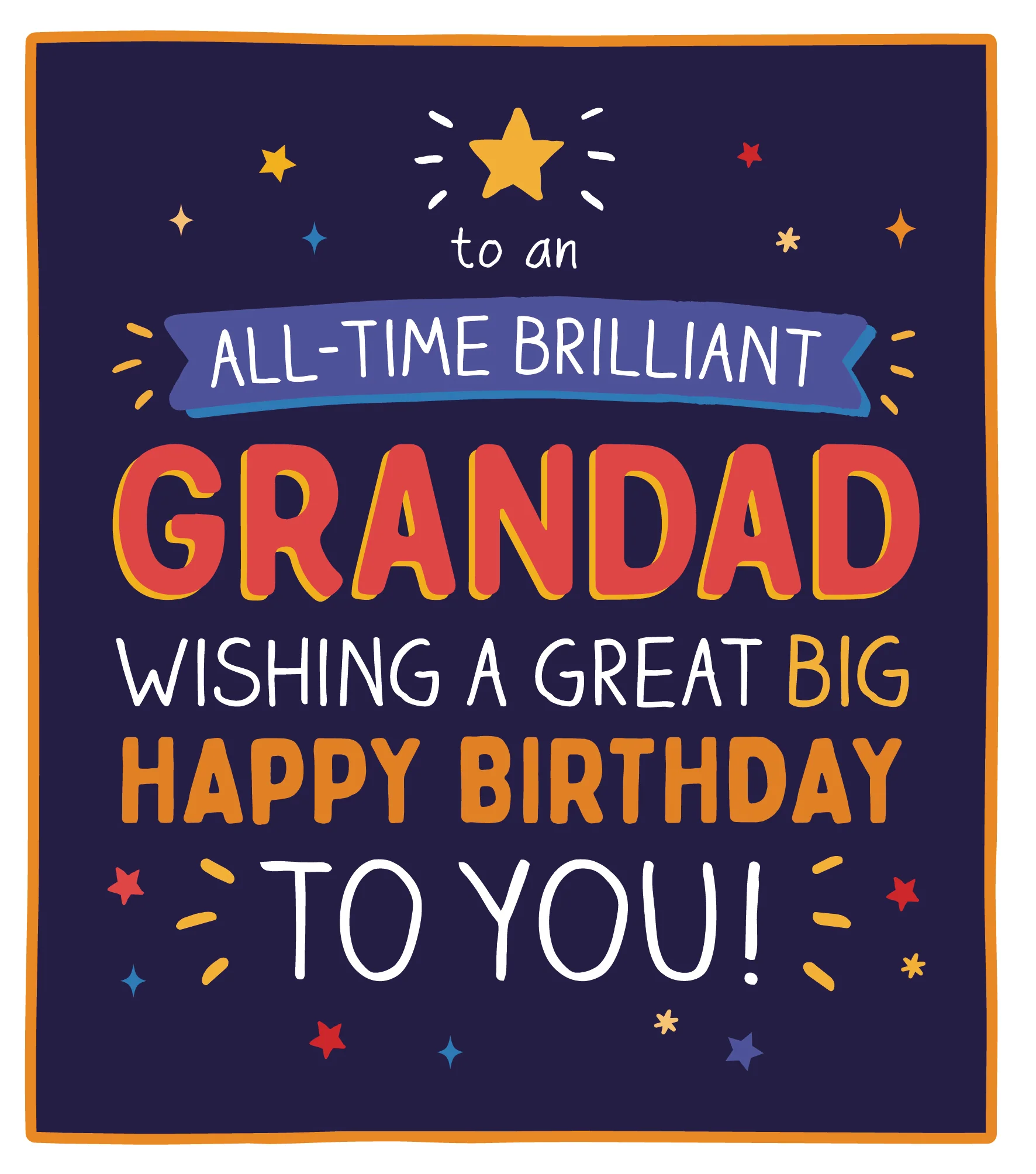 "All Time Brilliant Grandad" Birthday Card