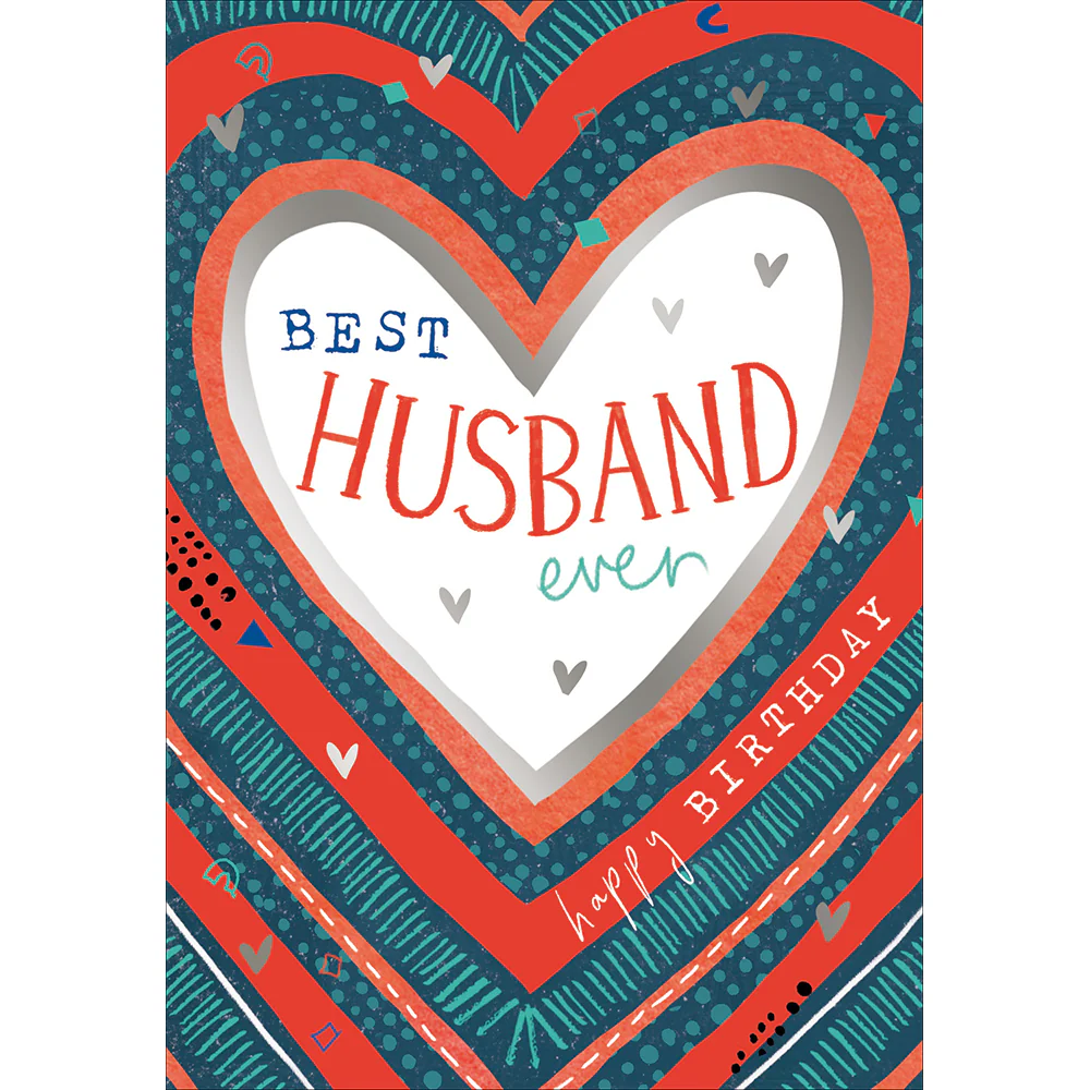 "Best Husband Ever" Birthday Card