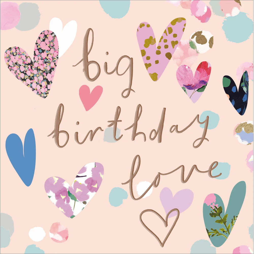 Big Birthday Love Card