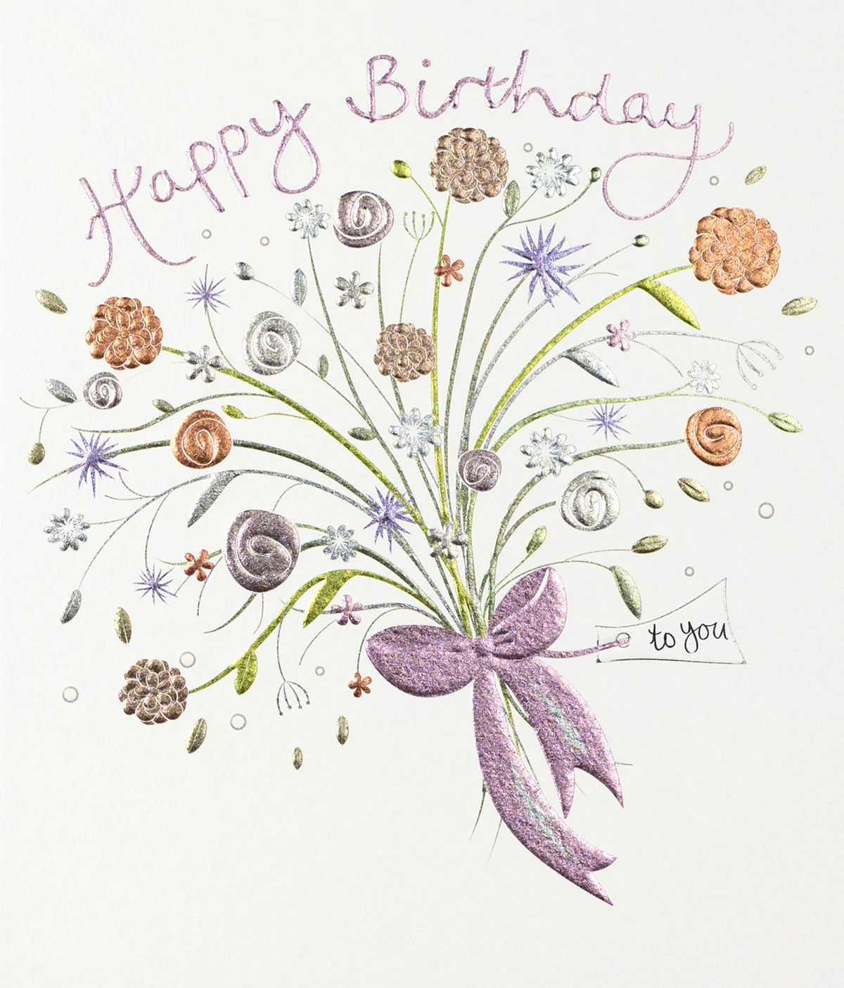 Birthday Flower Bouquet Card