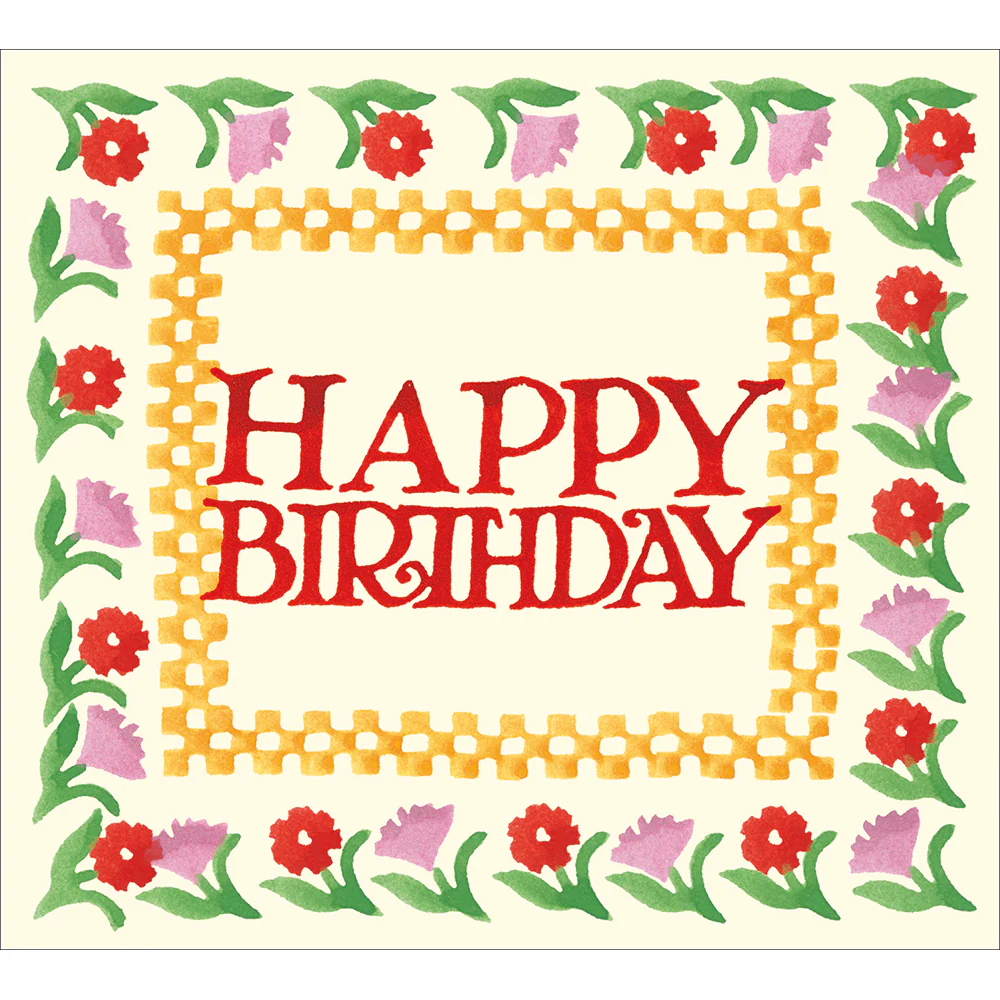 Birthday Flowers Card