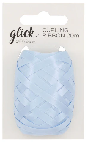 Blue Curling Ribbon