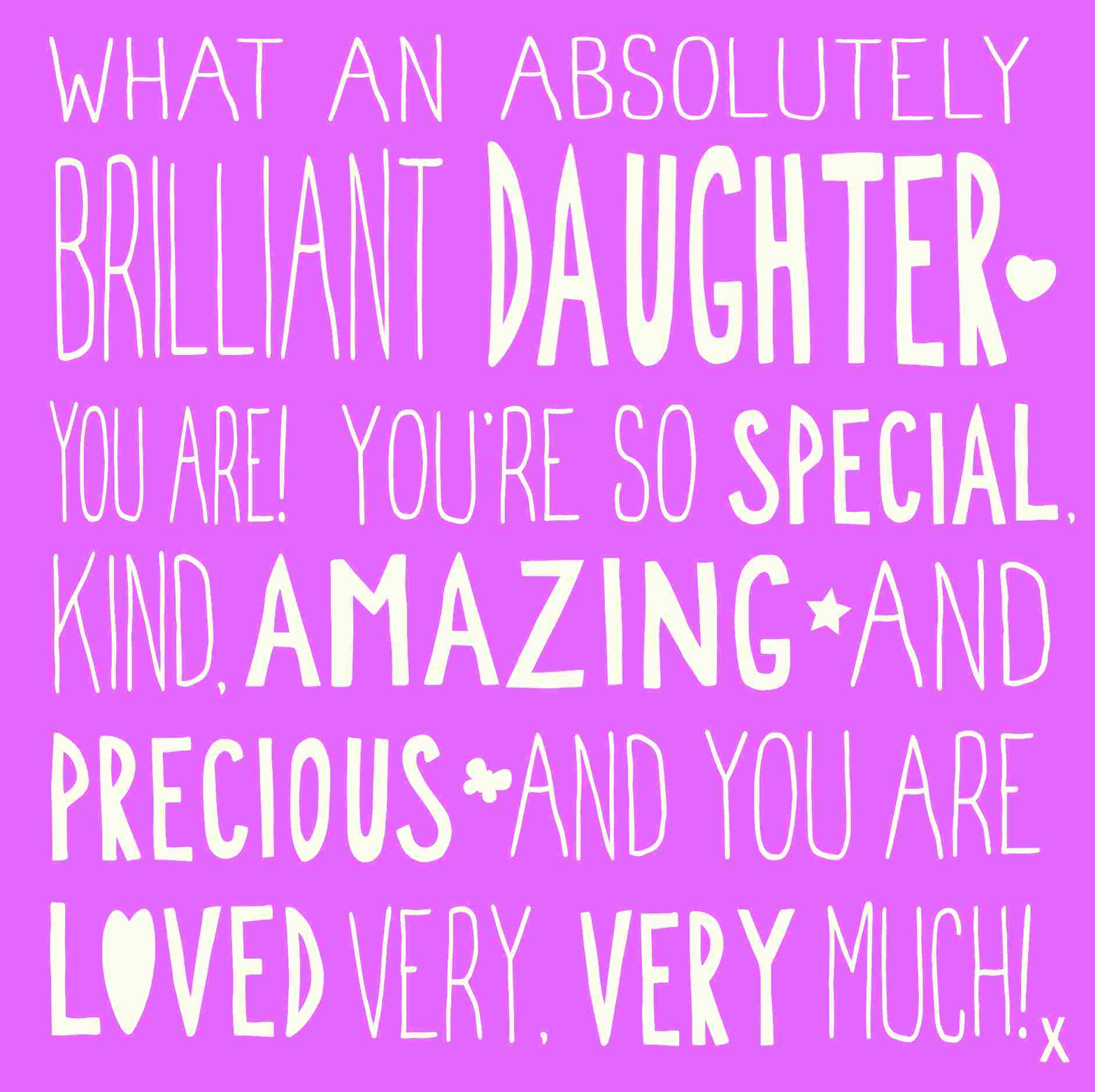 Brilliant Daughter Birthday Card