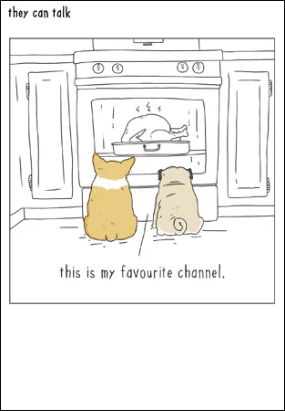 Cooking Chicken Card