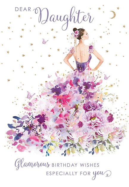 Dear Daughter Birthday Dress Card