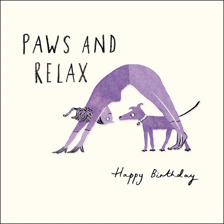 Downward Dog Card