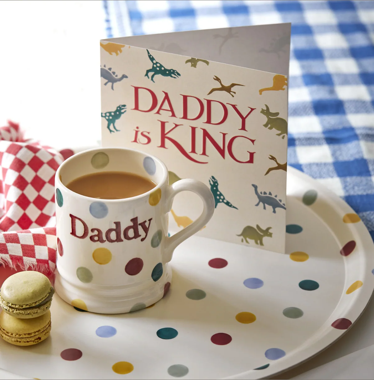 Emma Bridgewater Daddy Polka Dot 1/2 Pint Mug - Image 3