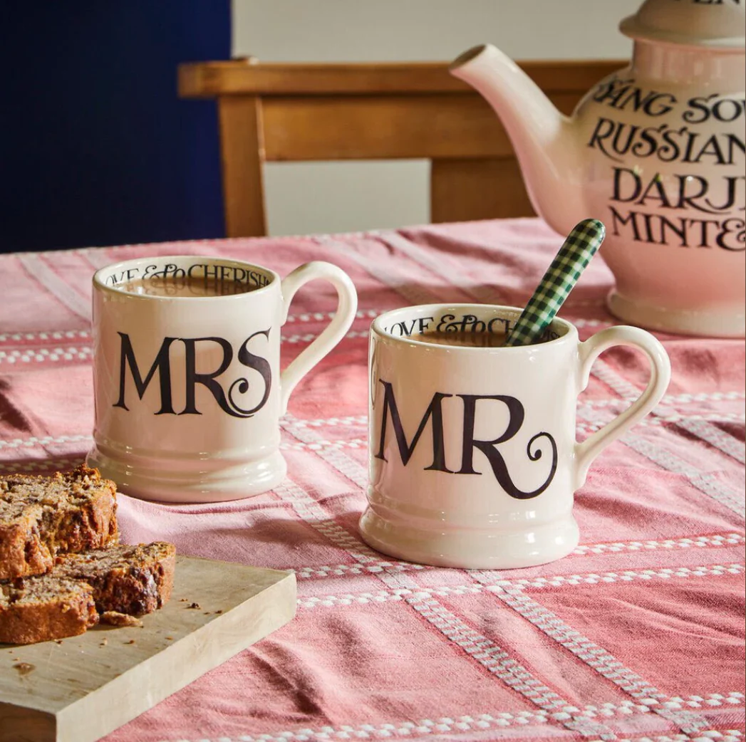 Emma Bridgewater Mr and Mrs Black Toast Set - Image 3
