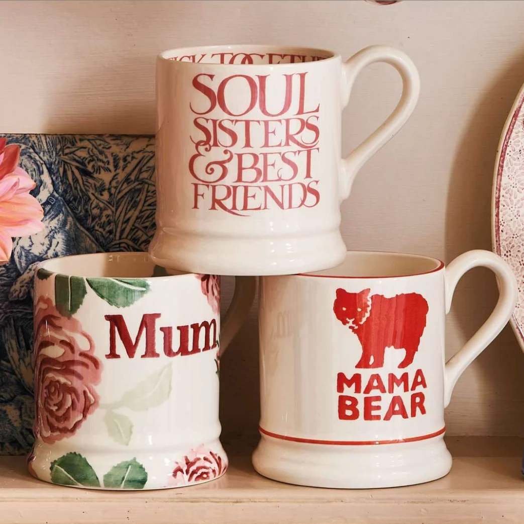 Emma Bridgewater Pink Toast Soul Sisters 1/2 Pint Mug - Image 3