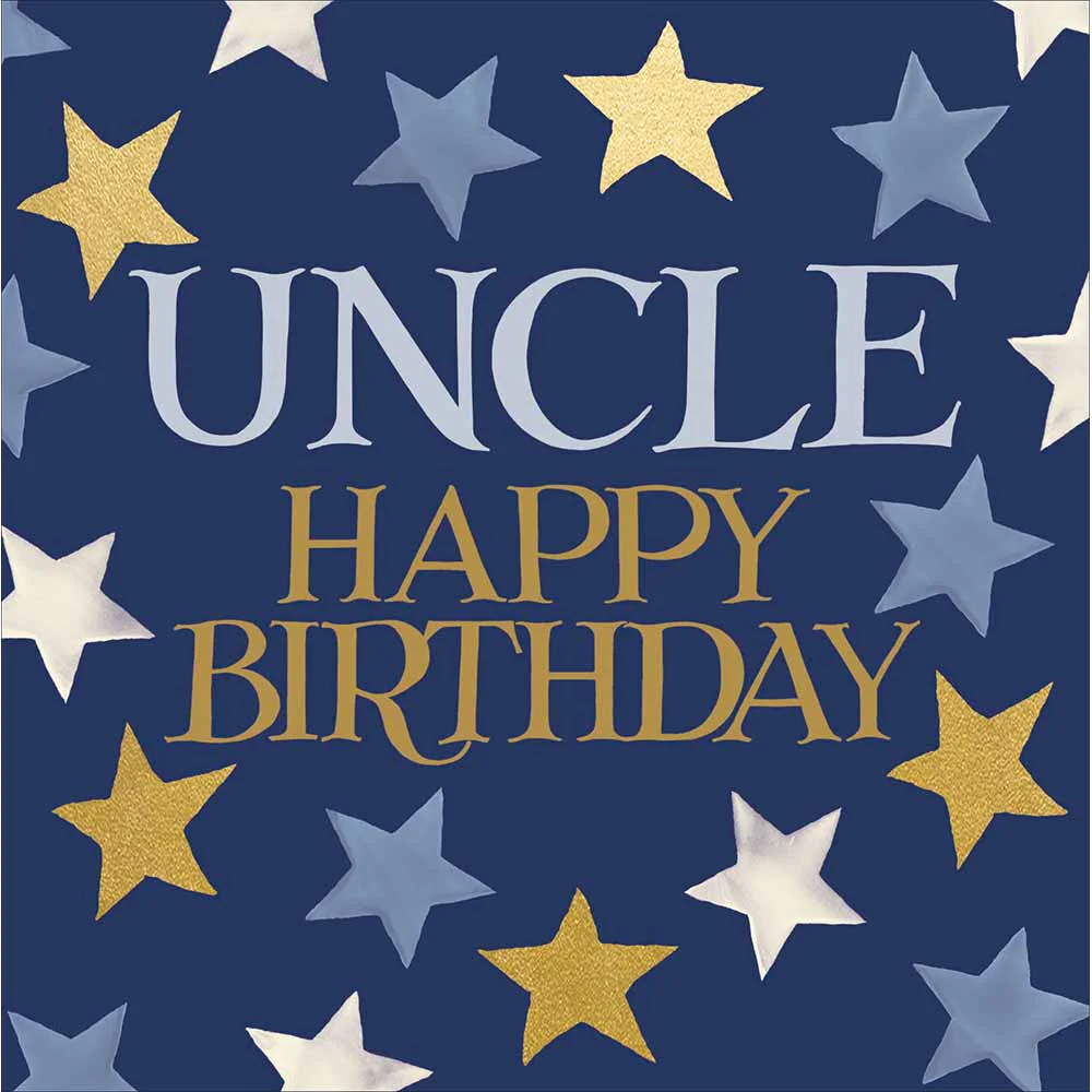 Emma Bridgewater Stars Uncle Birthday Card