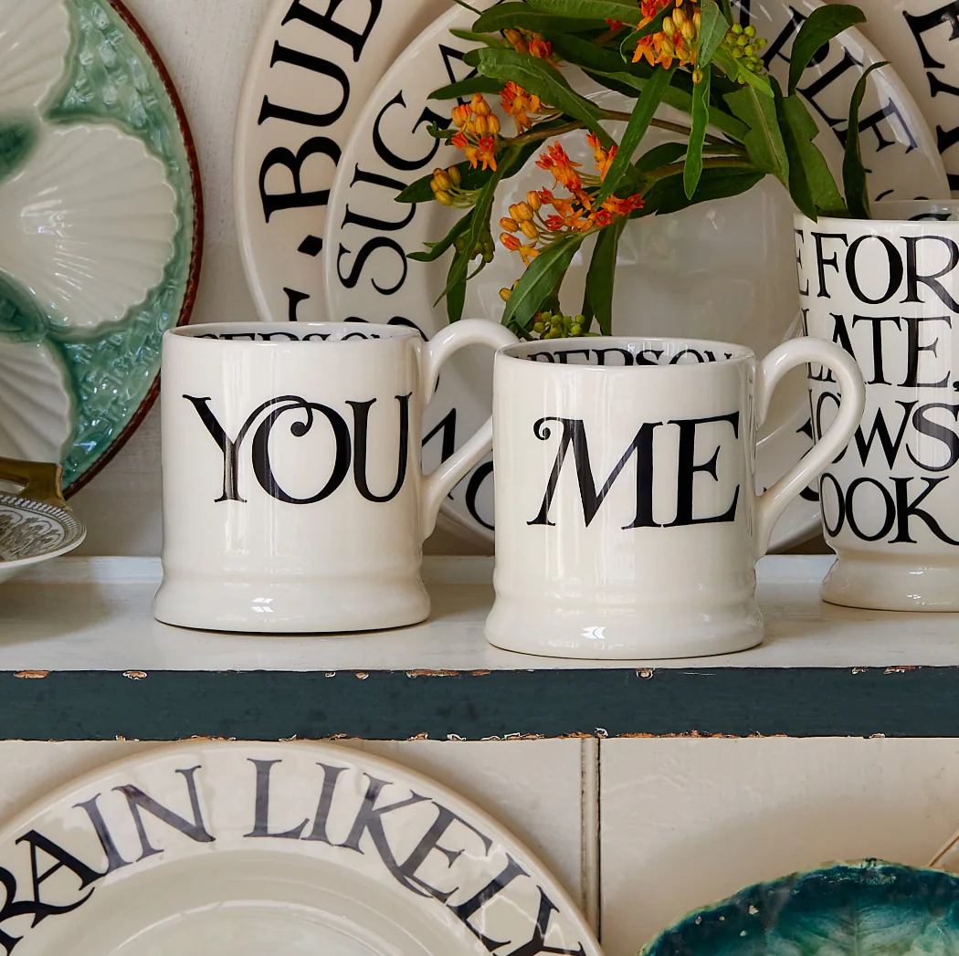 Emma Bridgewater You and Me Black Toast Set - Image 3