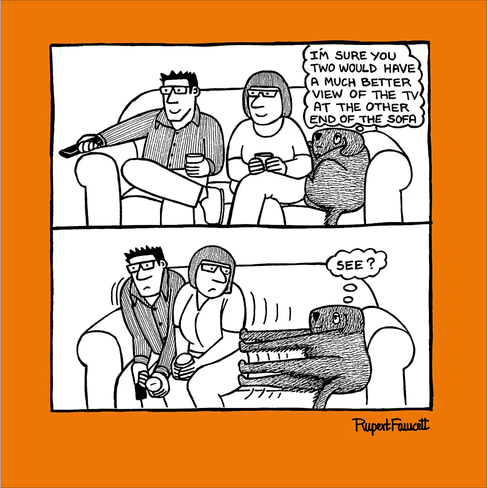 End Of The Sofa Card
