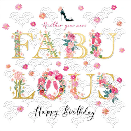 Fabulous Birthday Card