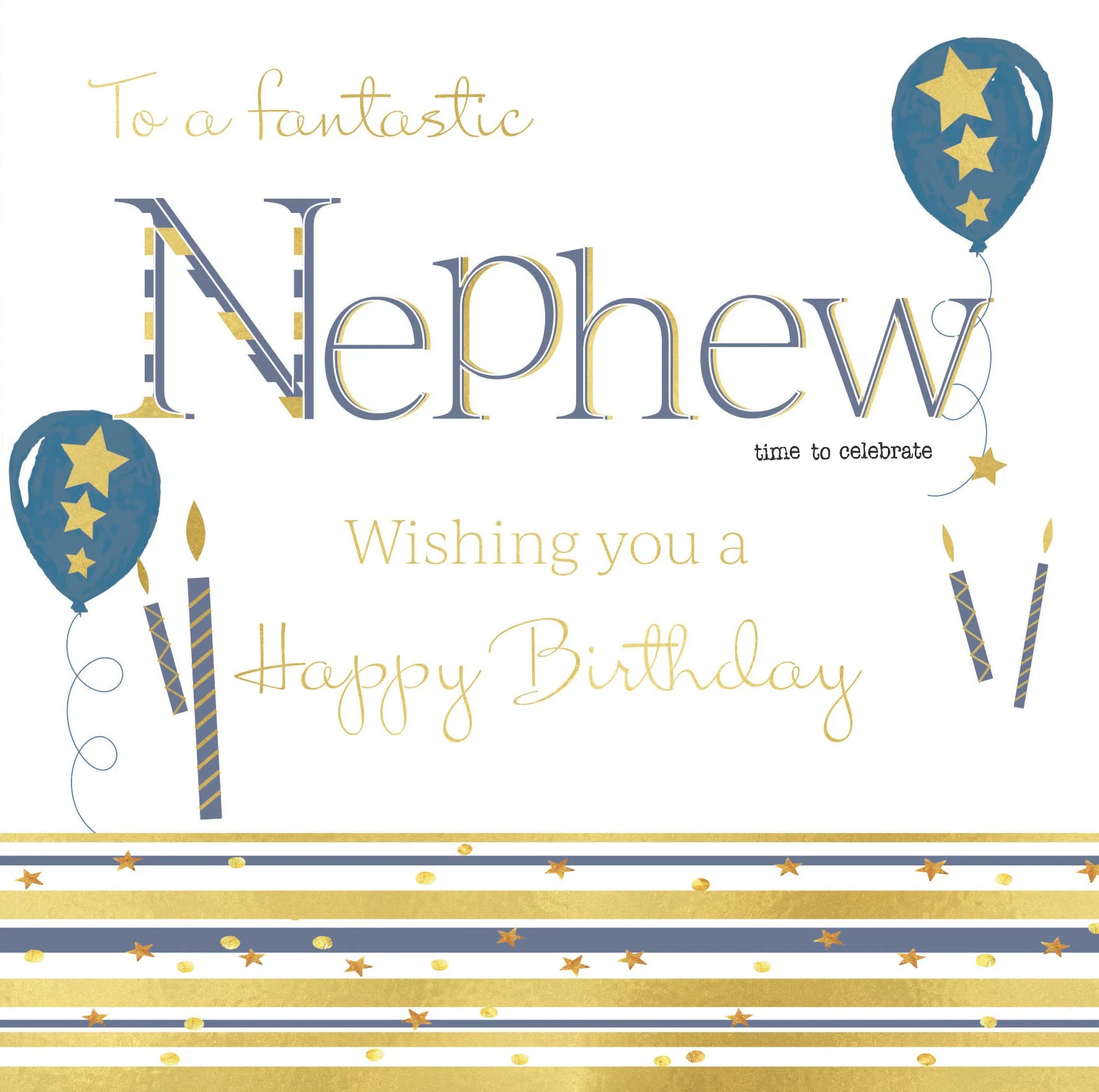 Fantastic Nephew Birthday Card