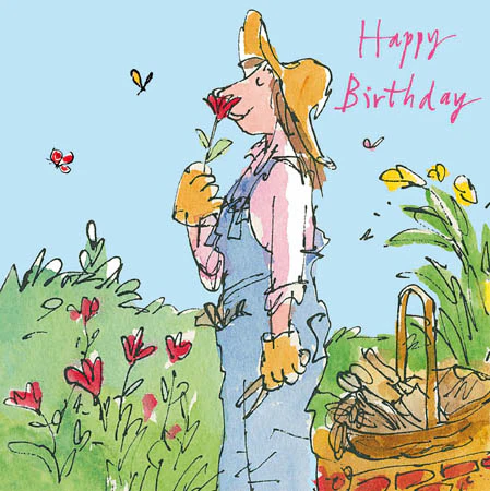 Gardening Happy Birthday Card