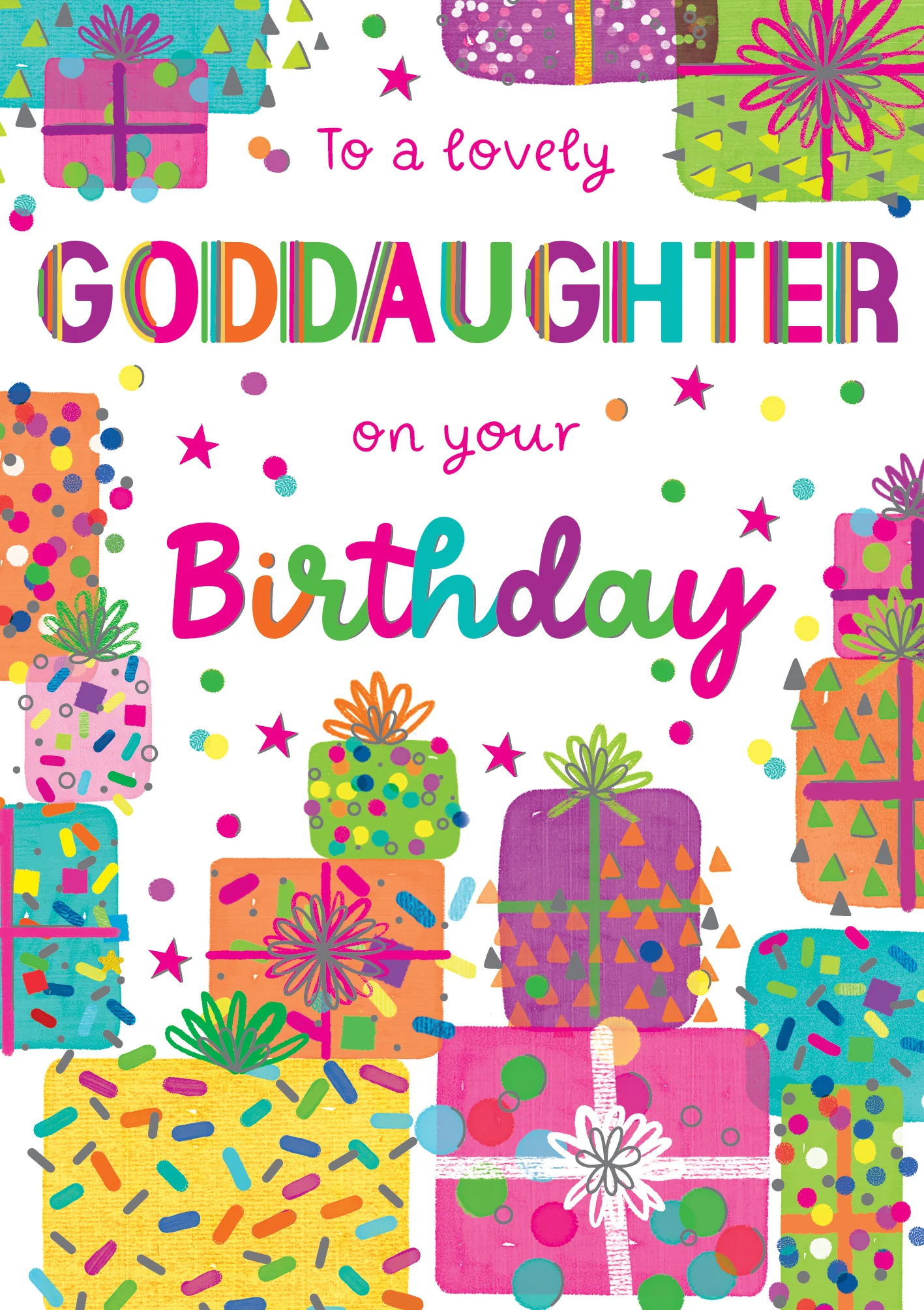 Goddaughter Presents Birthday Card