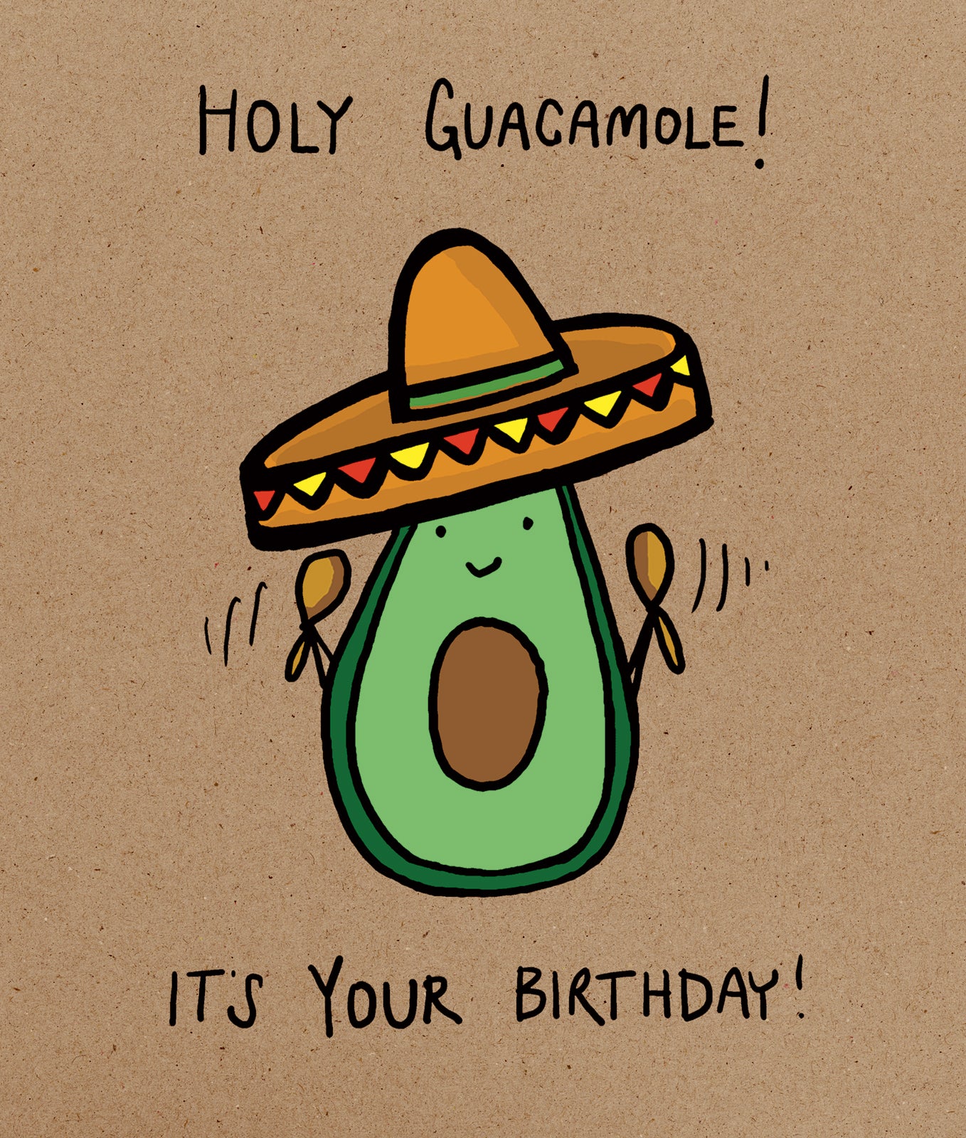Holy Guacamole Card