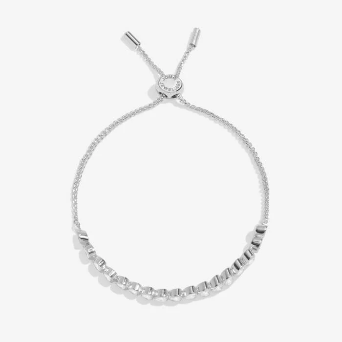 Joma Jewellery Bracelet Bar Heart Cubic Zirconia Tennis Bracelet - Image 3