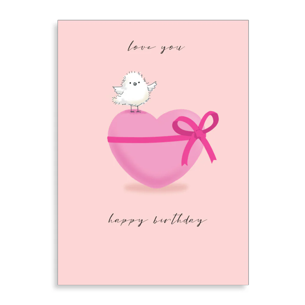 "Love You" Happy Birthday Card
