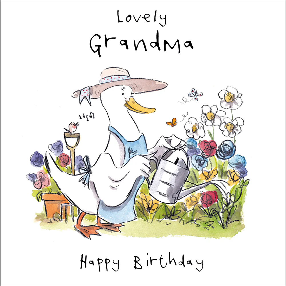 Lovely Grandma Garden Birthday Card