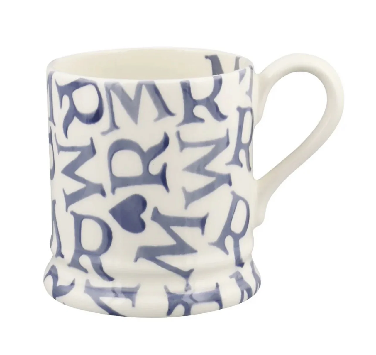M.R Blue 1/2 Pint Mug