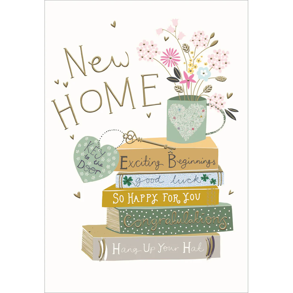 New Home Books Card