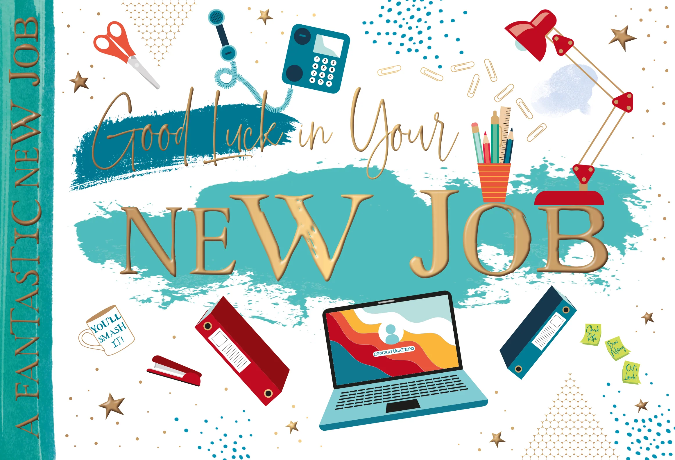 New Job Icons And Foiled Caption Card