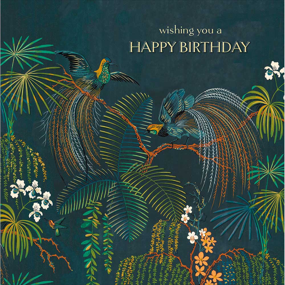 Rainforest Embroidery Card
