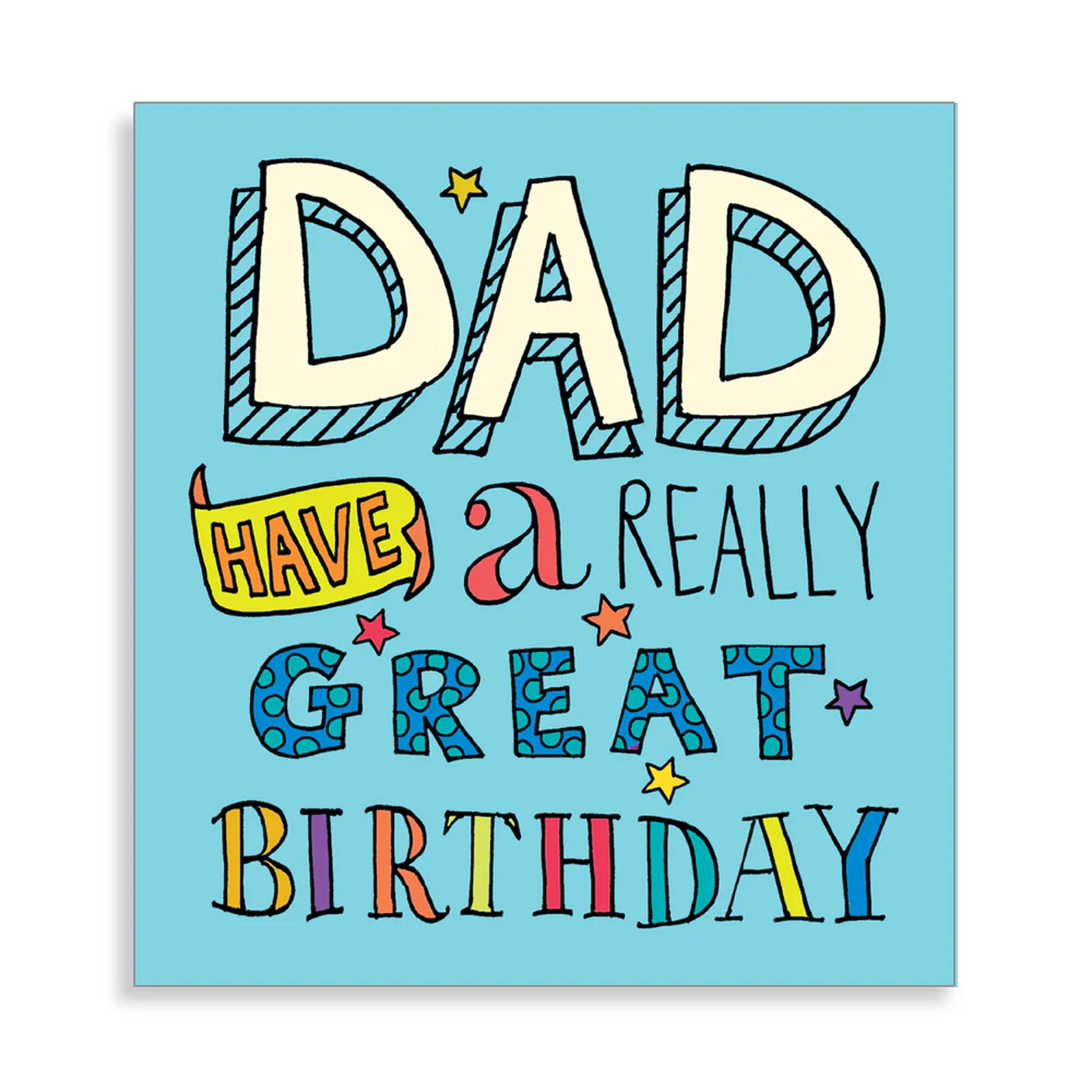 "Really Great Birthday" Dad Card