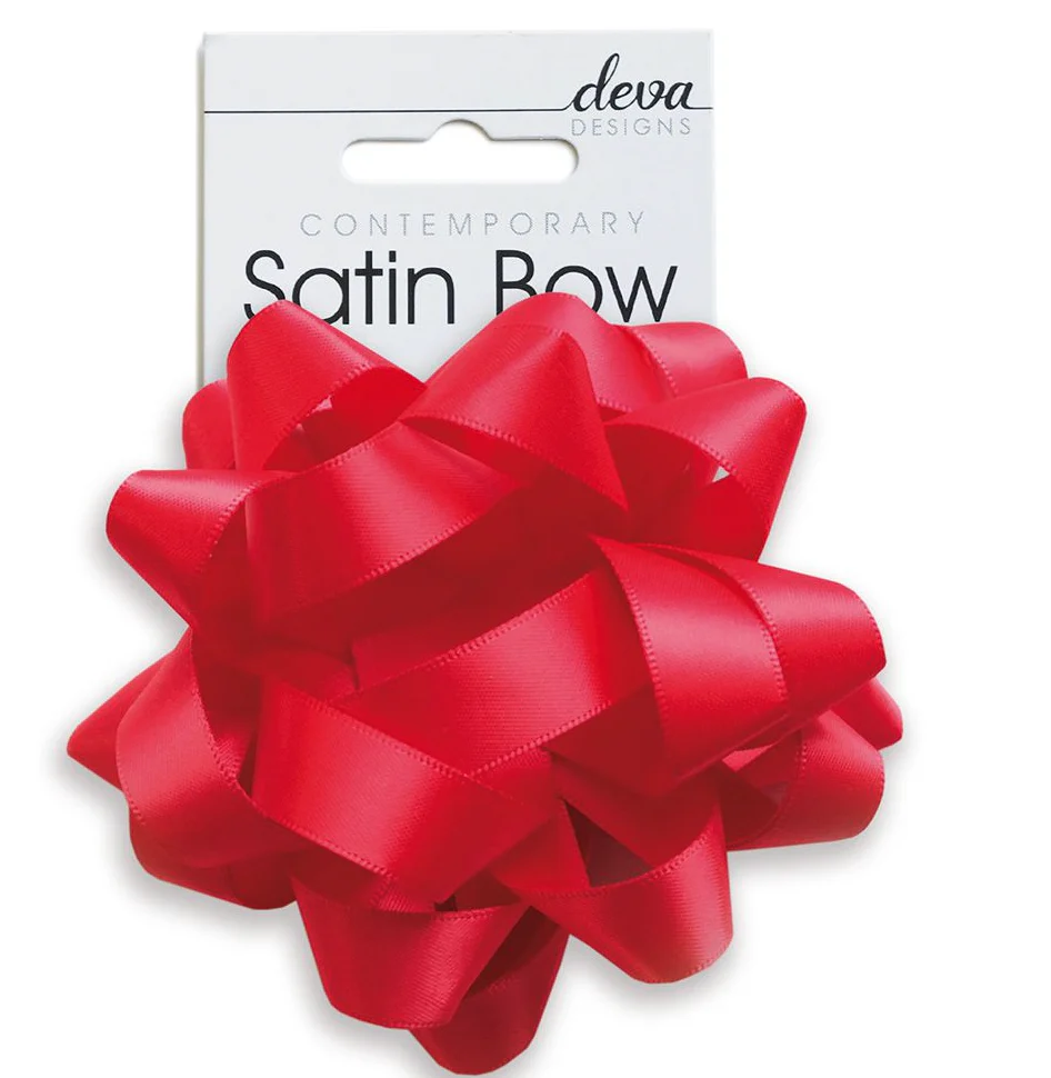 Red Satin Gift Bow