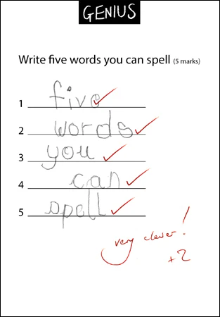 Six Words Card