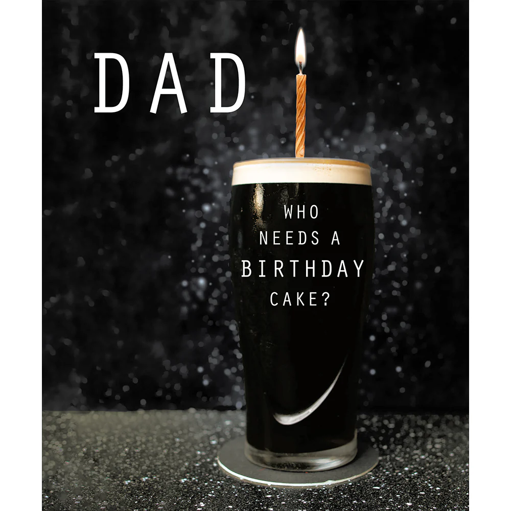 Stout-Standing  Dad Birthday Card