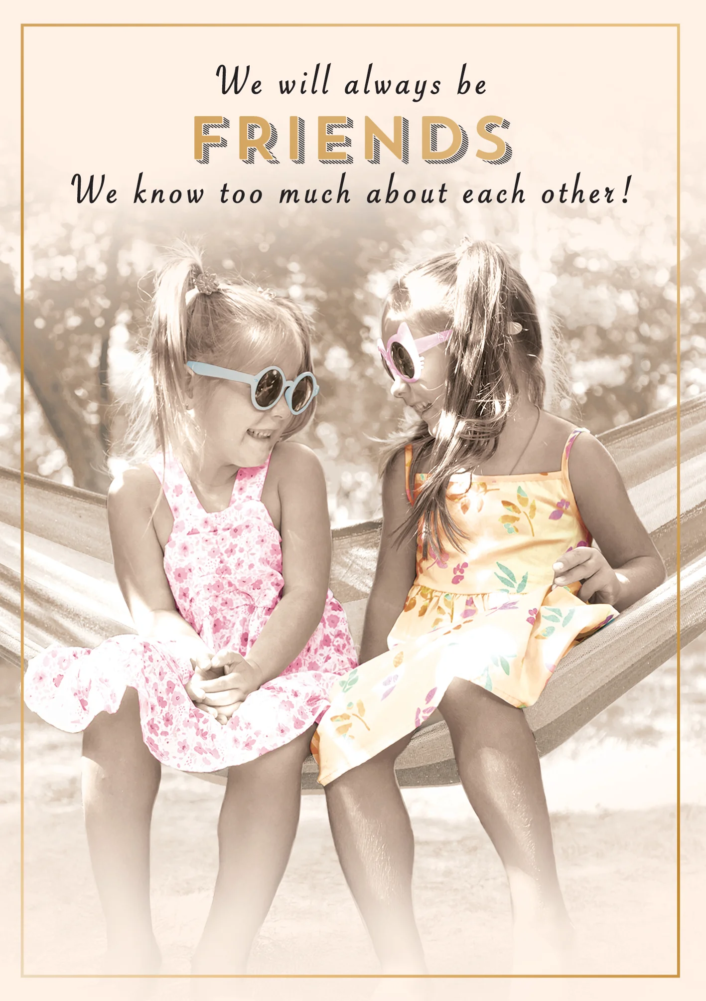"We Know Too Much About Each Other" Friend Birthday Card