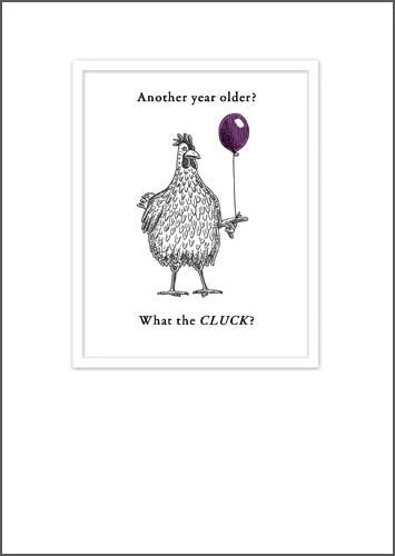 What The Cluck Card