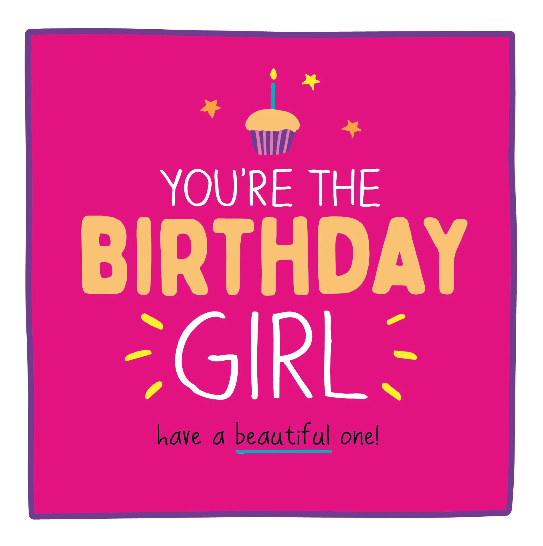 Youre the Birthday Girl Card